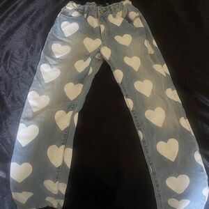 Girls heart jeans